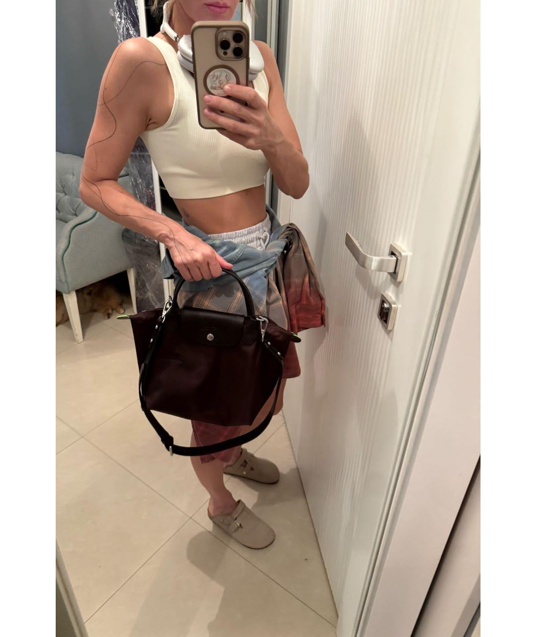 LONGCHAMP Коричневая сумка тоут, фото 6