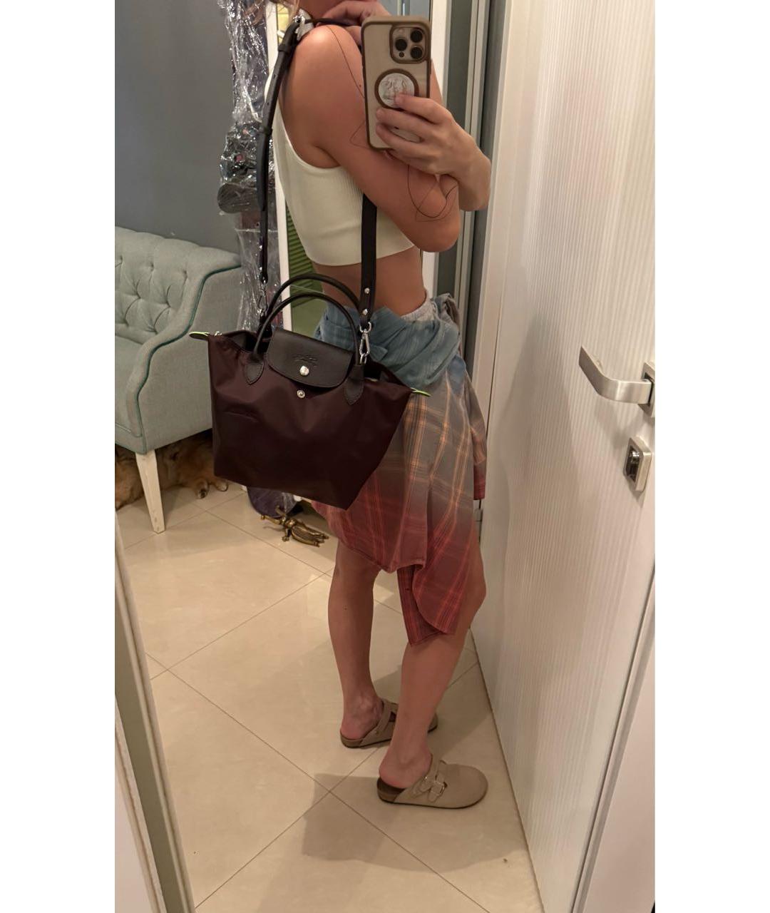 LONGCHAMP Коричневая сумка тоут, фото 8