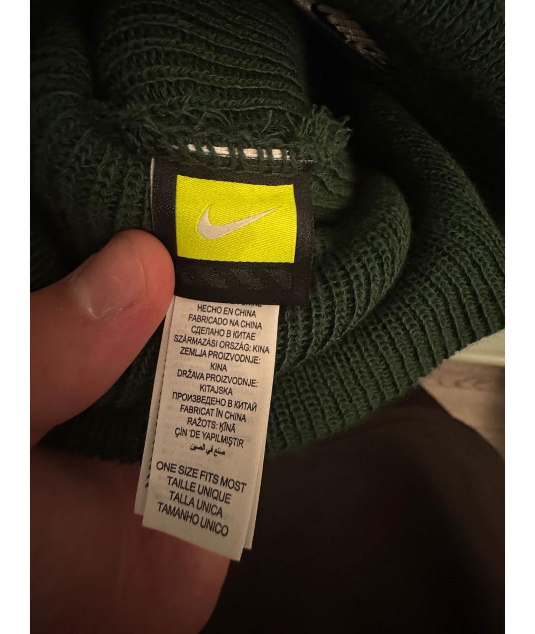 NIKE Хаки шапка, фото 3
