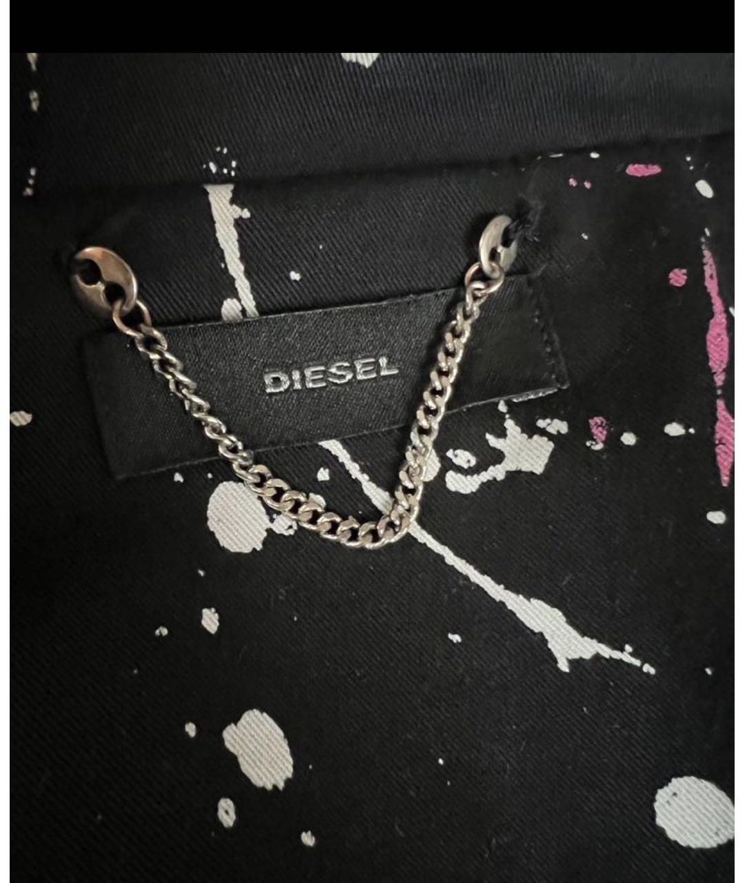 DIESEL Черная деним куртка, фото 4