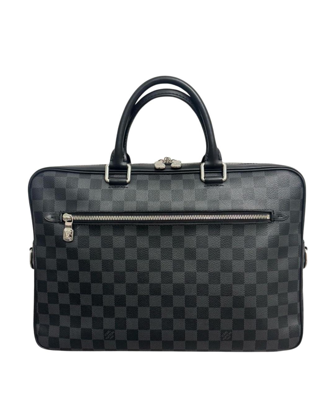 LOUIS VUITTON Черный портфель, фото 1