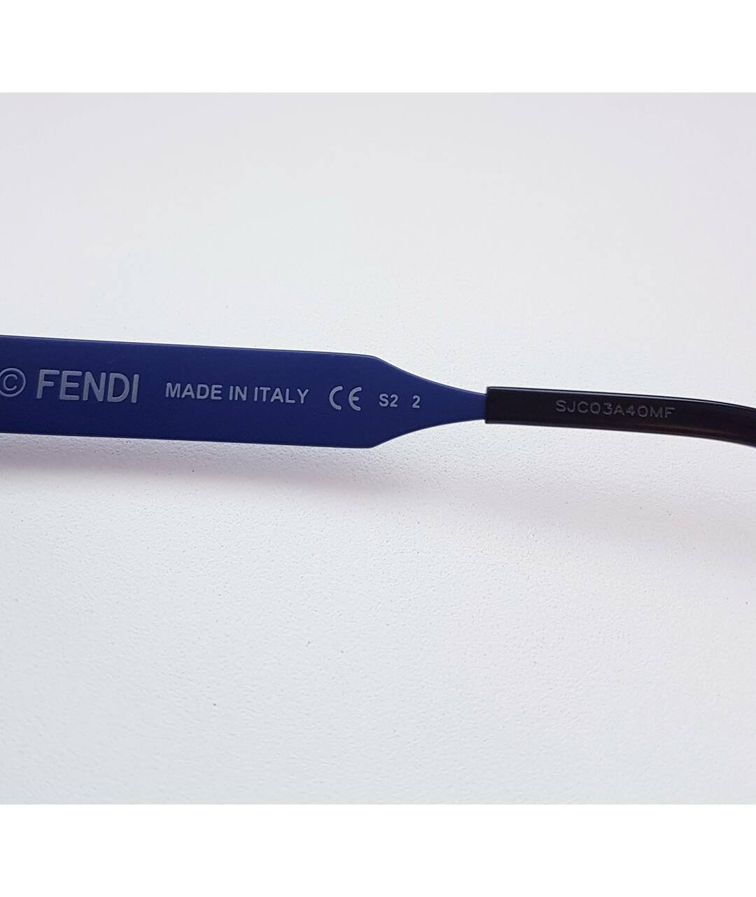 FENDI Синие металлические солнцезащитные очки, фото 8