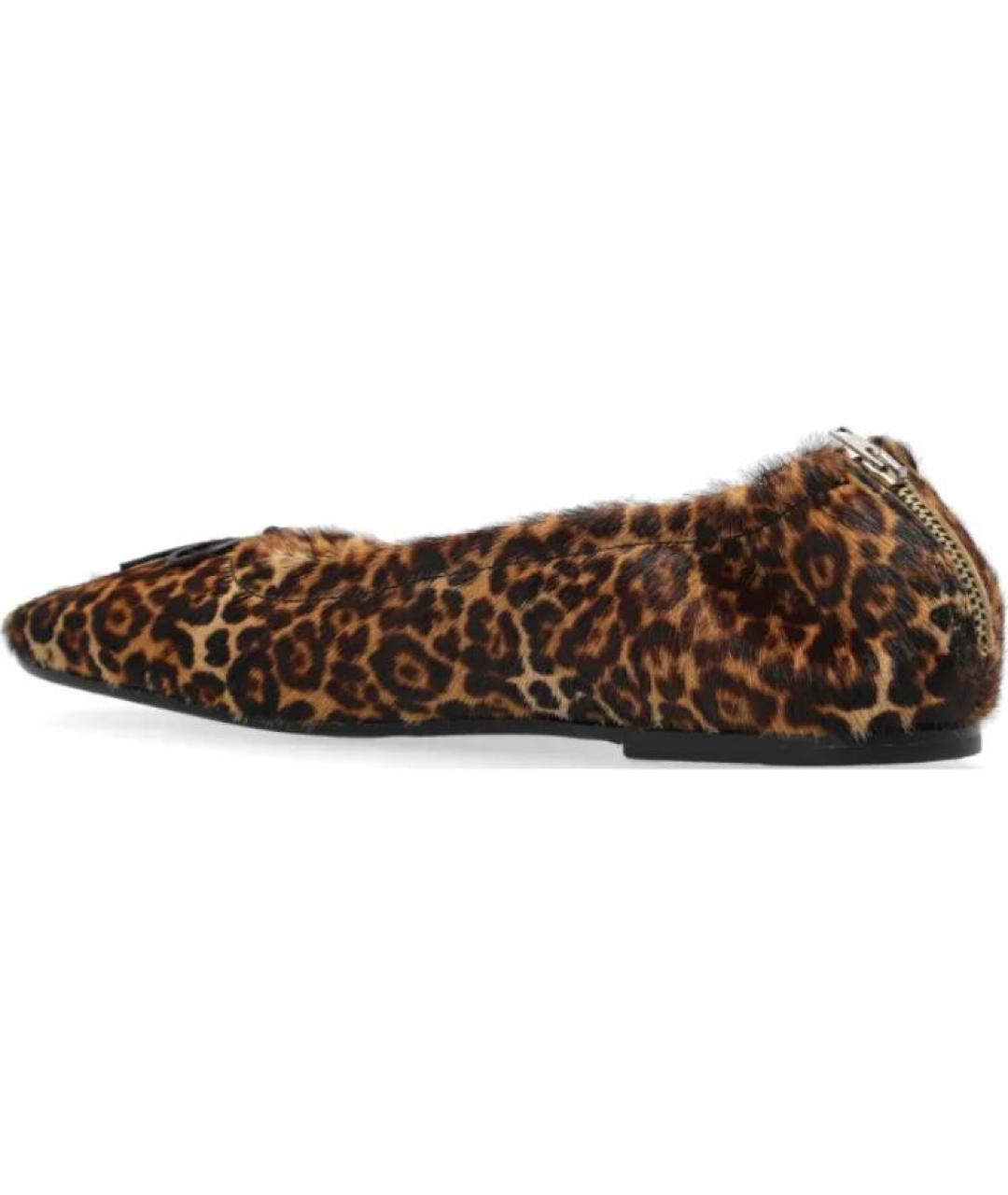 GOLDEN GOOSE DELUXE BRAND Коричневые балетки, фото 4
