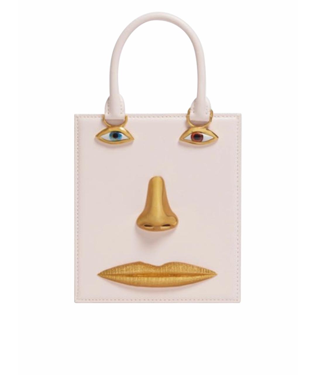 SCHIAPARELLI Розовая кожаная сумка через плечо, фото 1