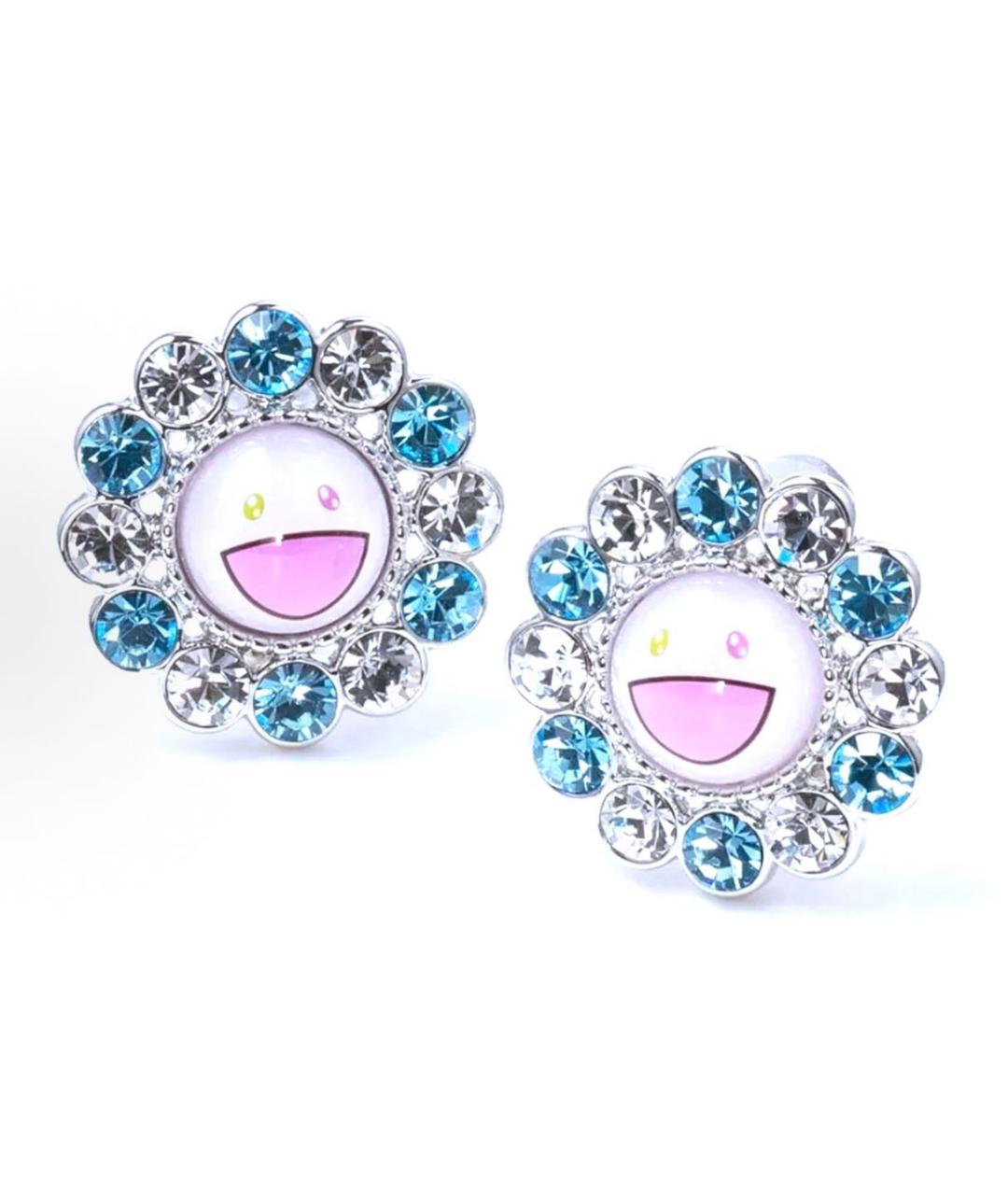 TAKASHI MURAKAMI Голубые серьги, фото 8
