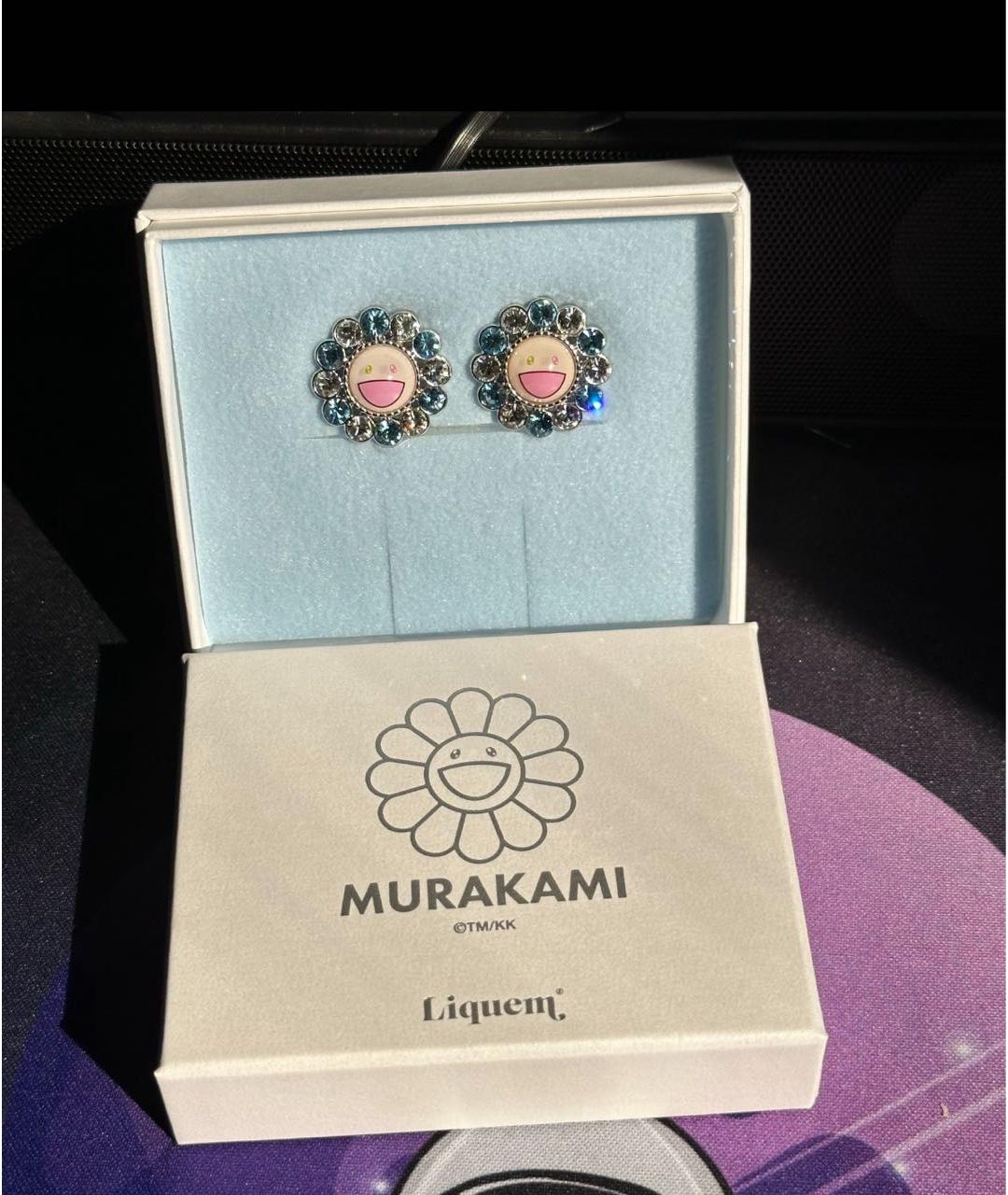 TAKASHI MURAKAMI Голубые серьги, фото 3