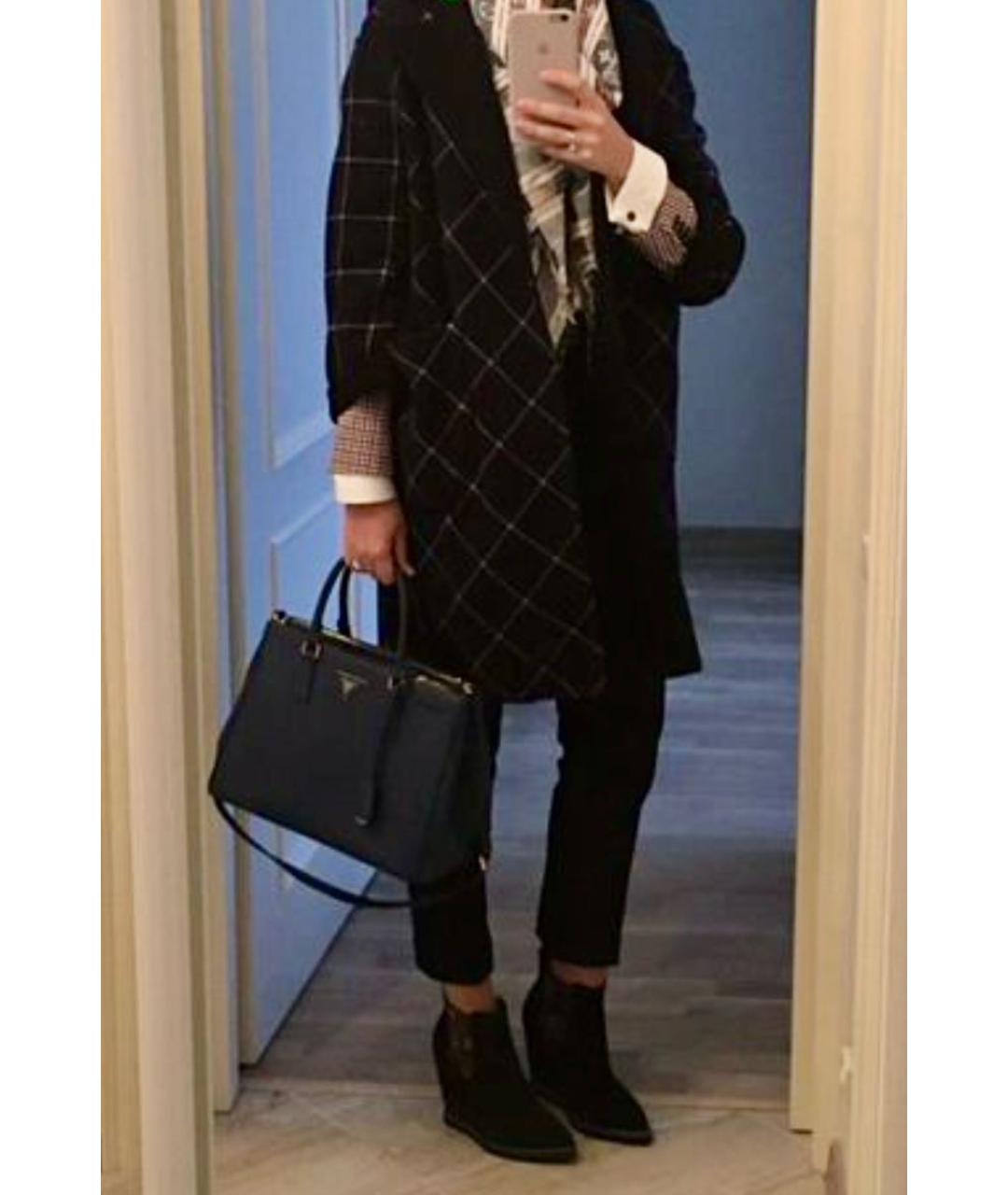 LOUIS VUITTON Синее шерстяное пальто, фото 3