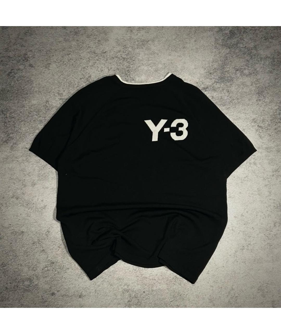 YOHJI YAMAMOTO Черная хлопковая футболка, фото 5