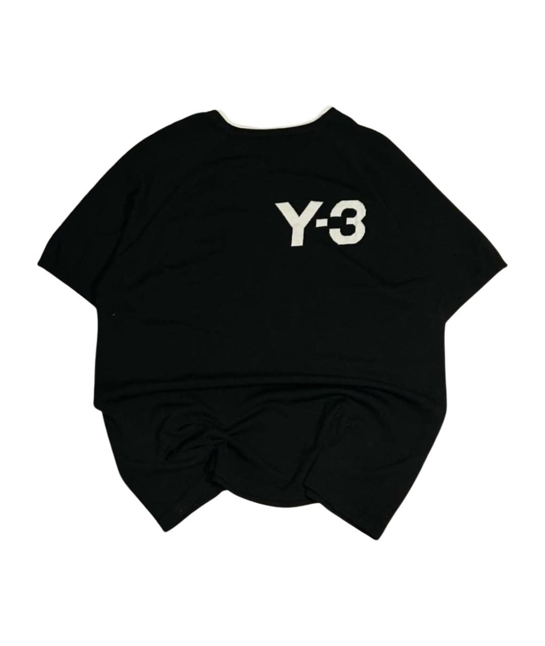 YOHJI YAMAMOTO Черная хлопковая футболка, фото 1