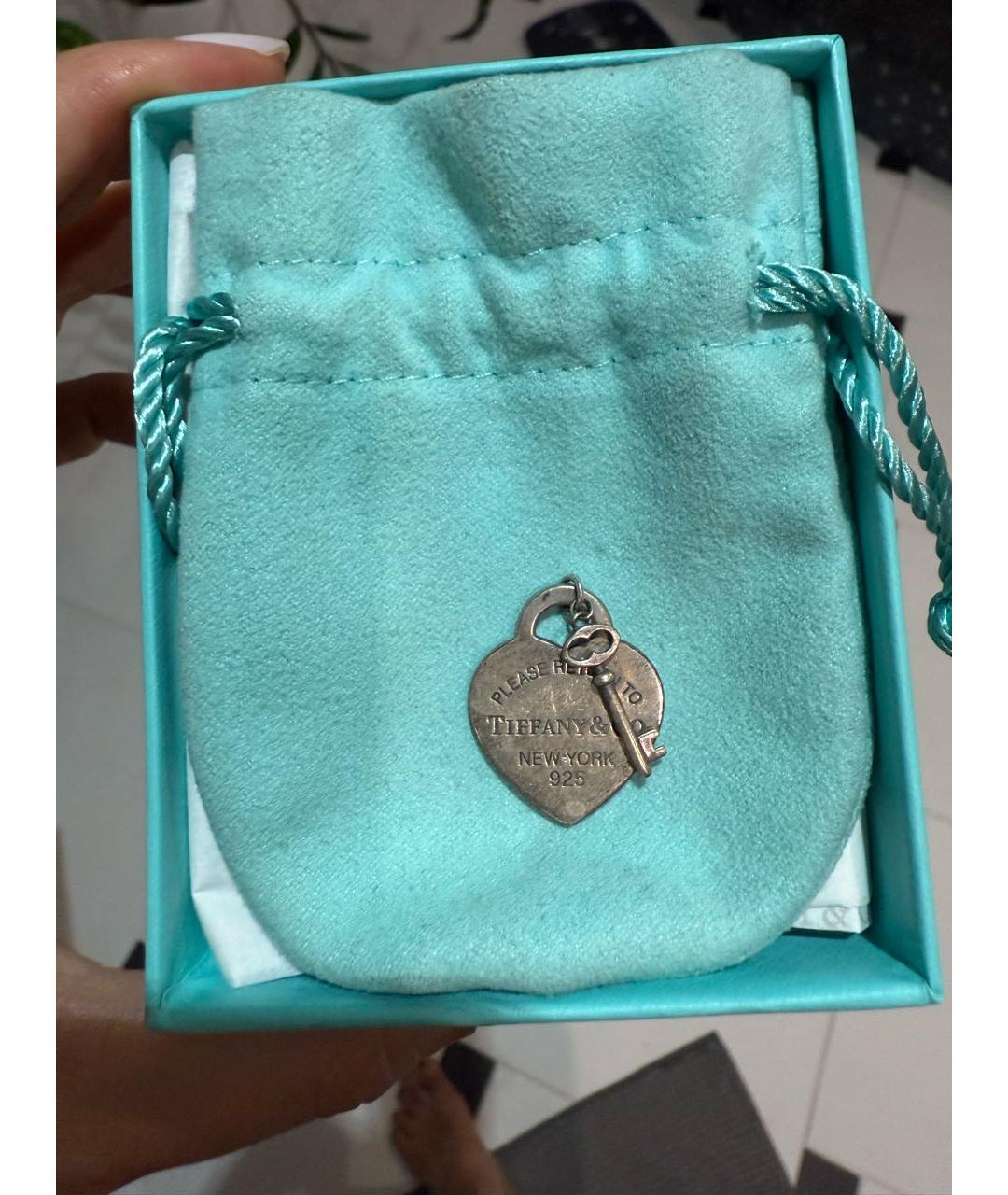 TIFFANY&CO Серебряная серебряная подвеска, фото 7