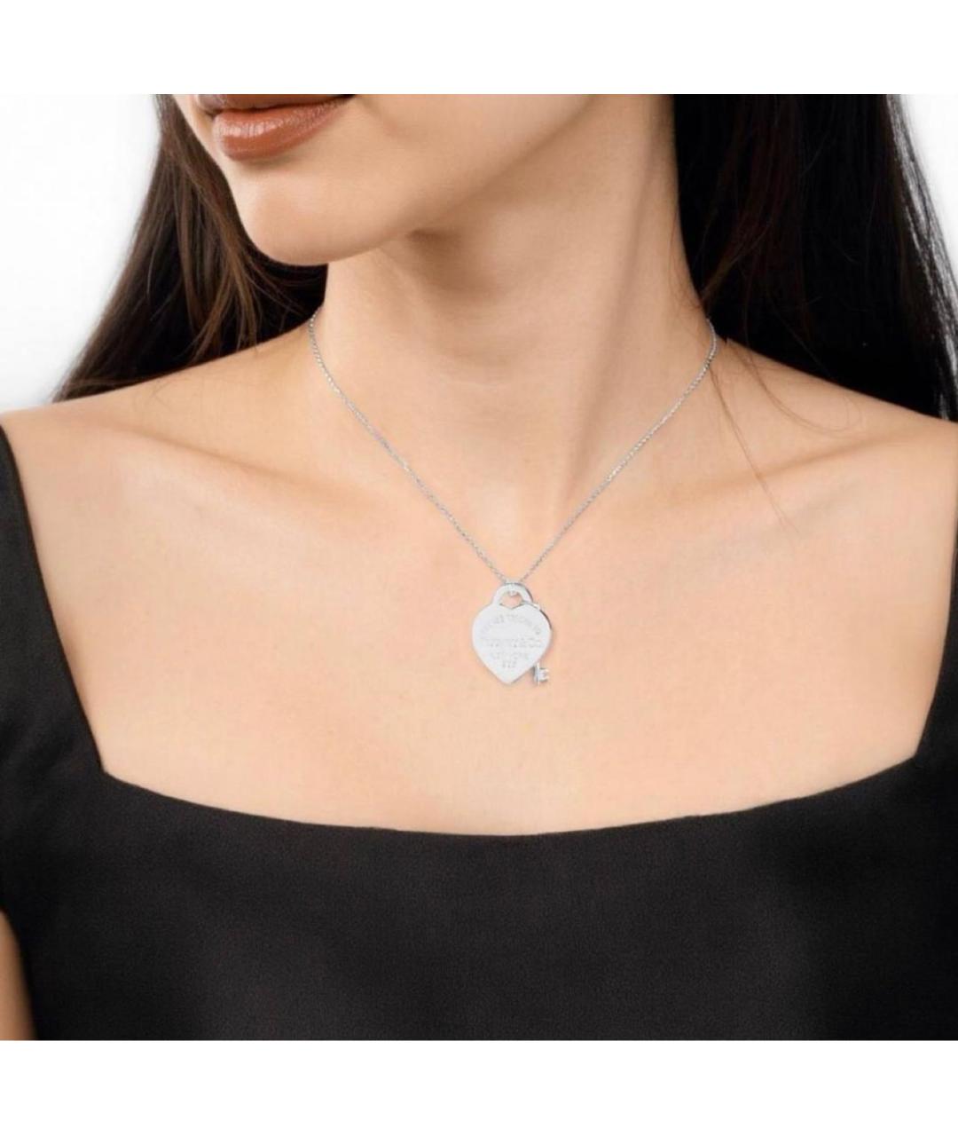 TIFFANY&CO Серебряная серебряная подвеска, фото 6