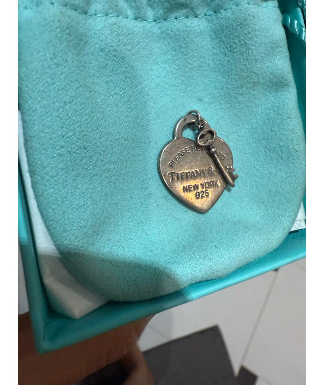 TIFFANY&CO Серебряная серебряная подвеска, фото 2