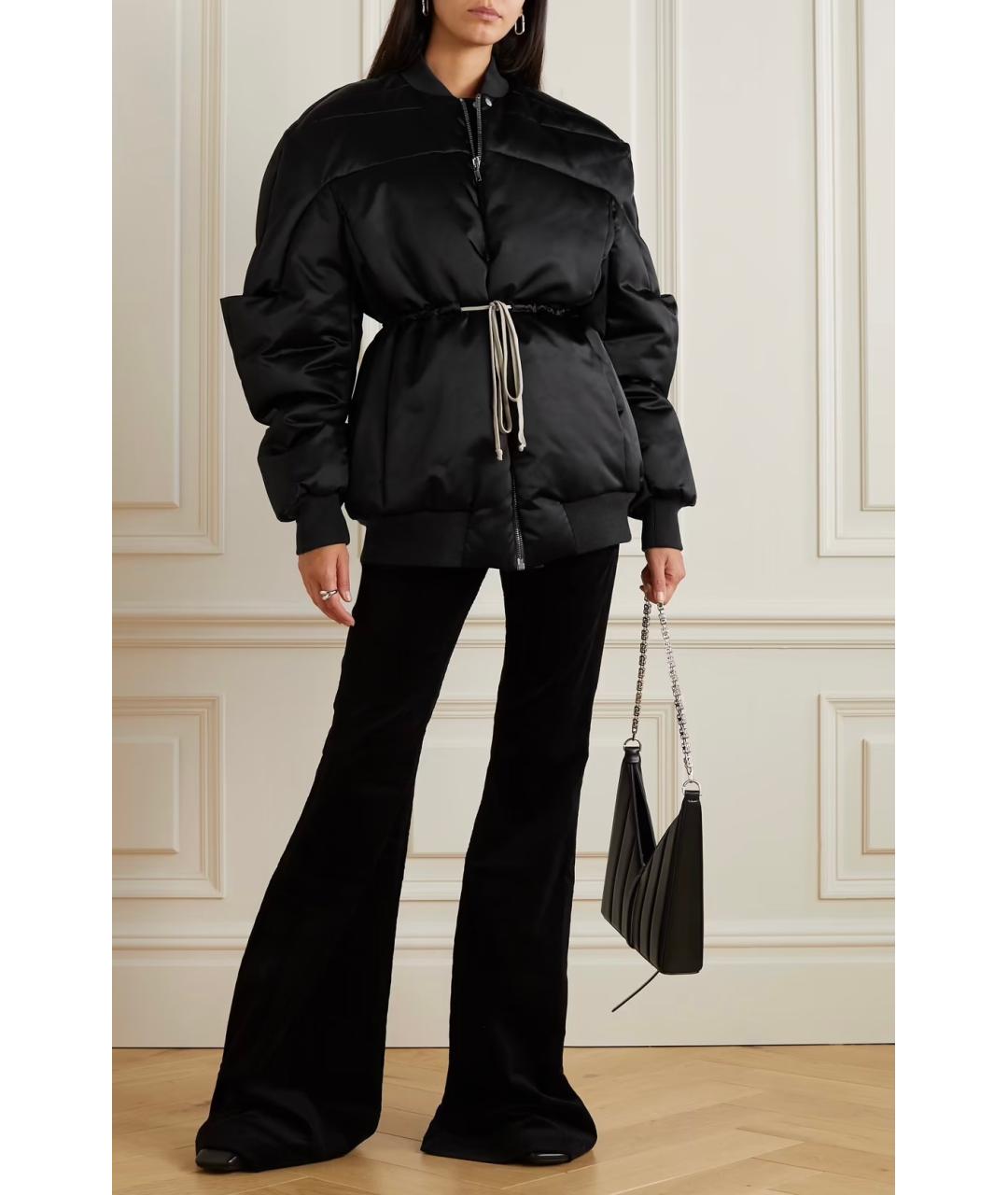 RICK OWENS Черный пуховик, фото 2