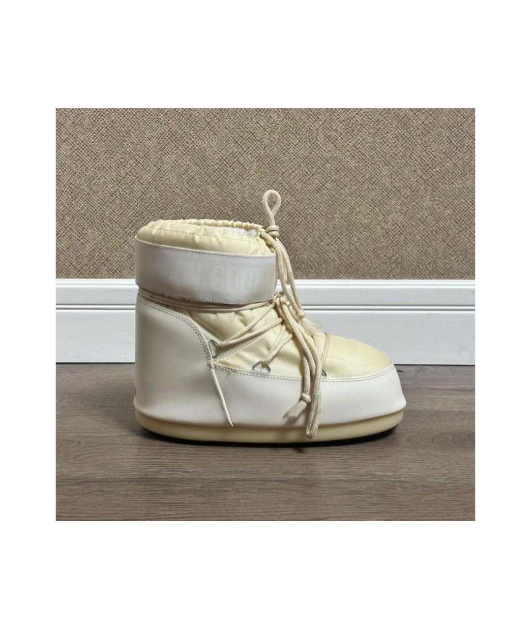 MOON BOOT Бежевые полусапоги, фото 5