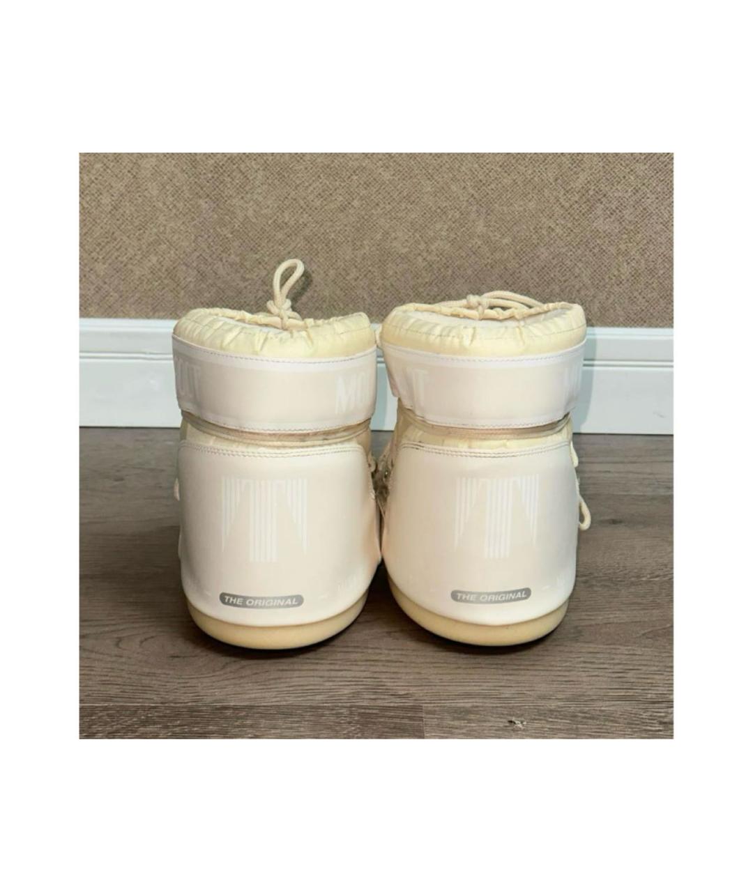 MOON BOOT Бежевые полусапоги, фото 3