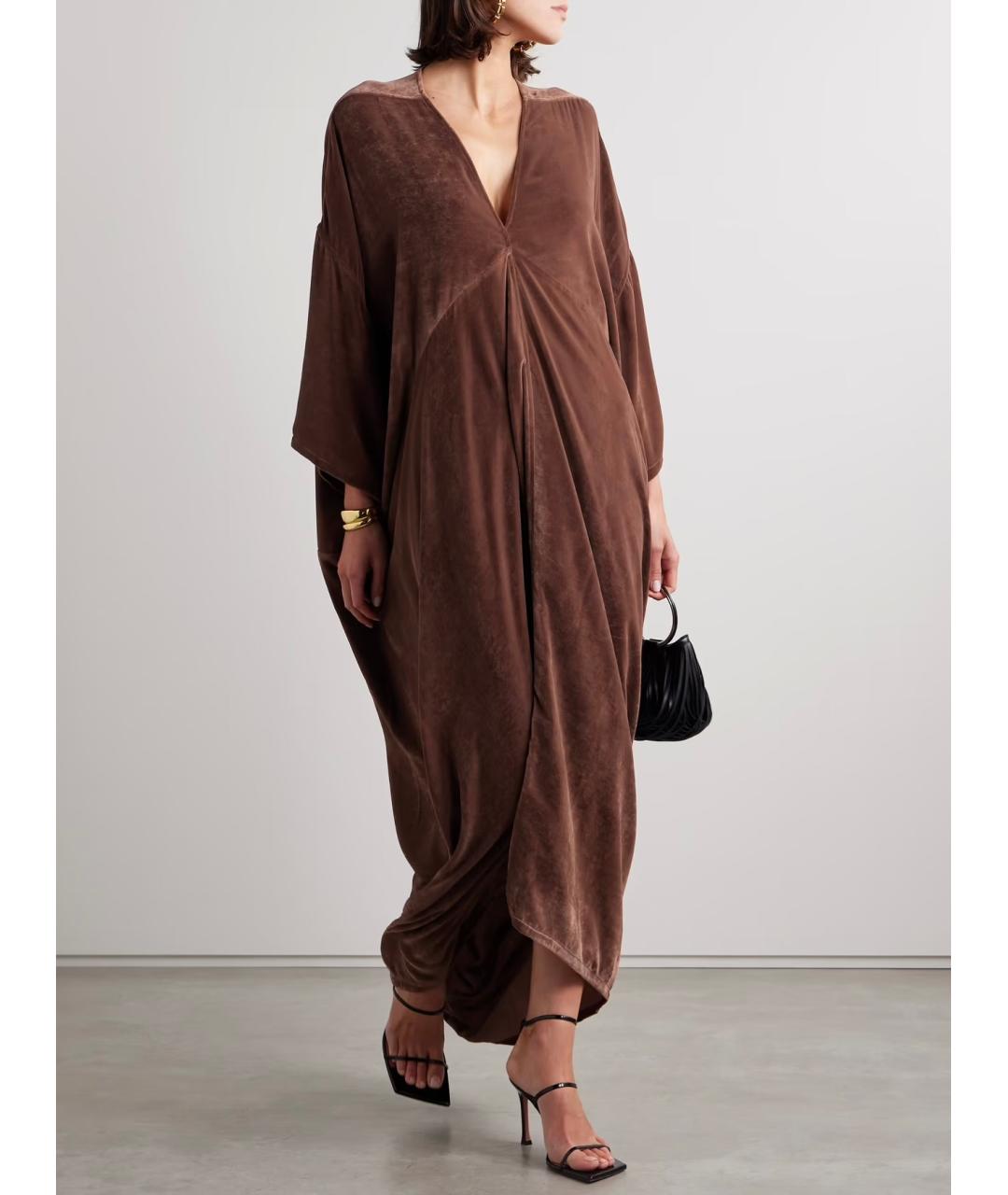 RICK OWENS Коричневое коктейльное платье, фото 2