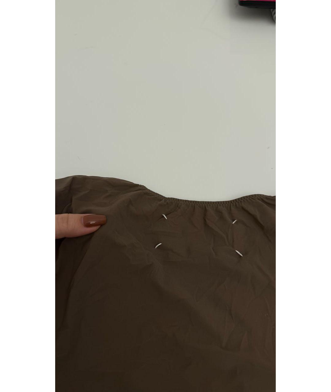 MAISON MARGIELA Коричневое боди, фото 2