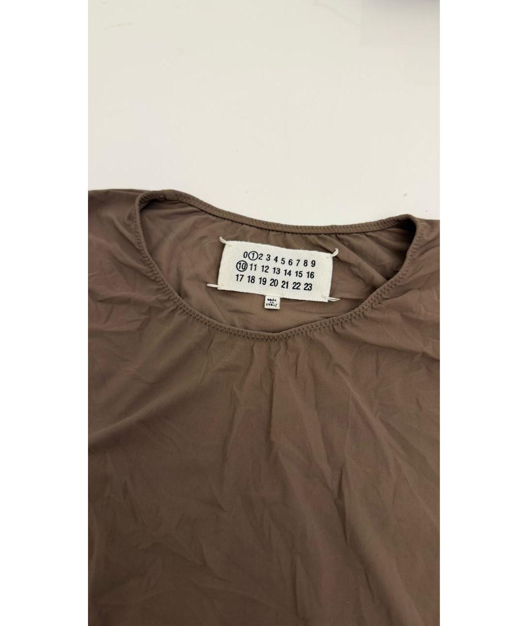 MAISON MARGIELA Коричневое боди, фото 3
