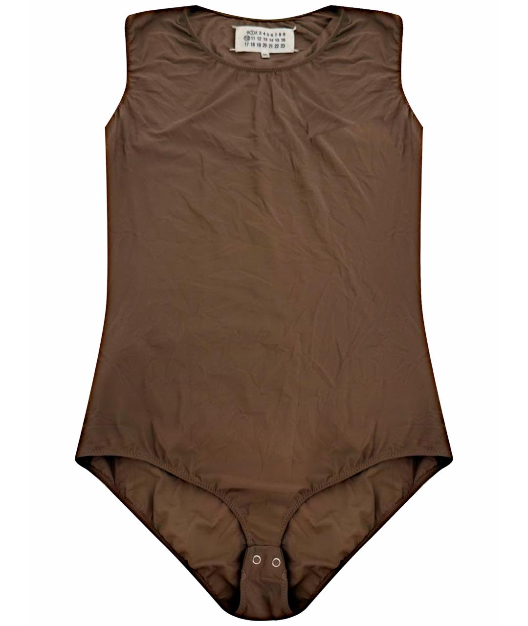 MAISON MARGIELA Коричневое боди, фото 1
