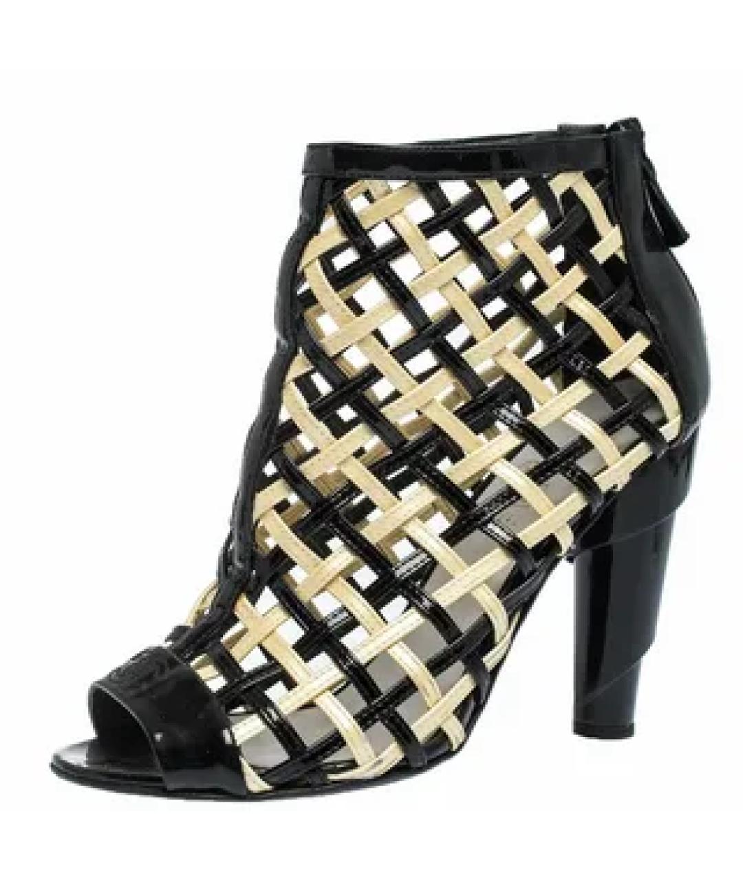 CHANEL Мульти ботильоны из лакированной кожи, фото 6