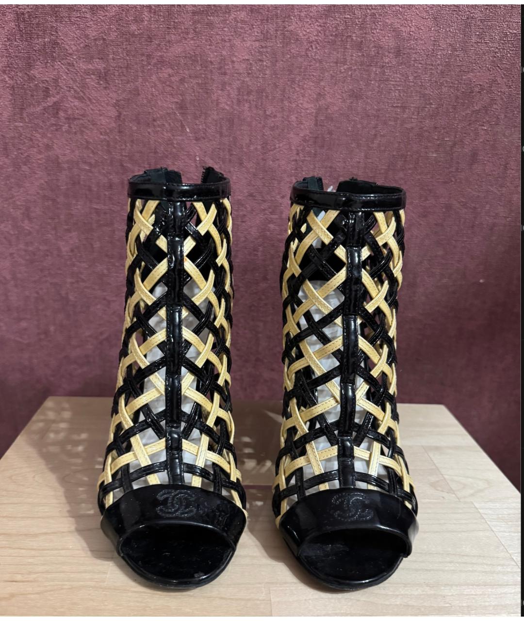 CHANEL Мульти ботильоны из лакированной кожи, фото 2
