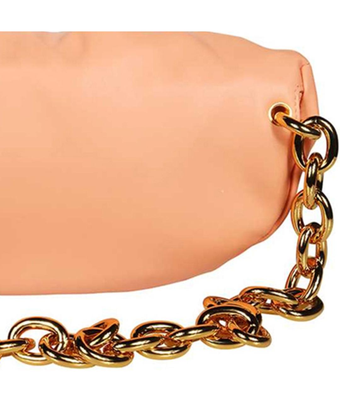 BOTTEGA VENETA Розовая кожаная поясная сумка, фото 5