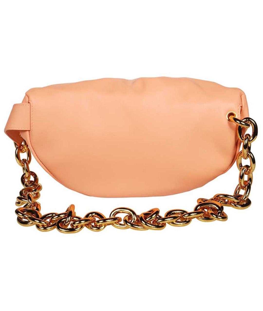 BOTTEGA VENETA Розовая кожаная поясная сумка, фото 2