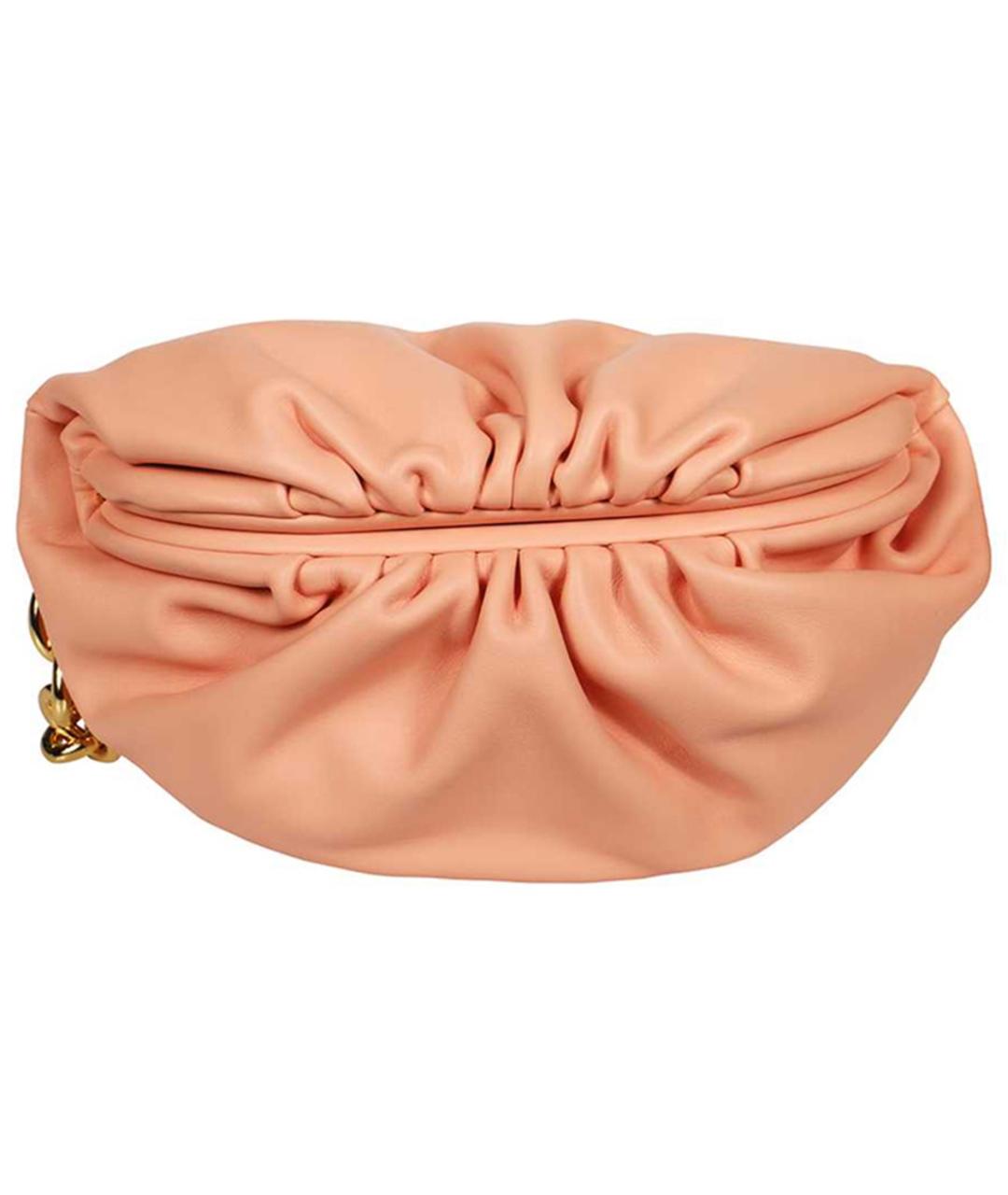 BOTTEGA VENETA Розовая кожаная поясная сумка, фото 1