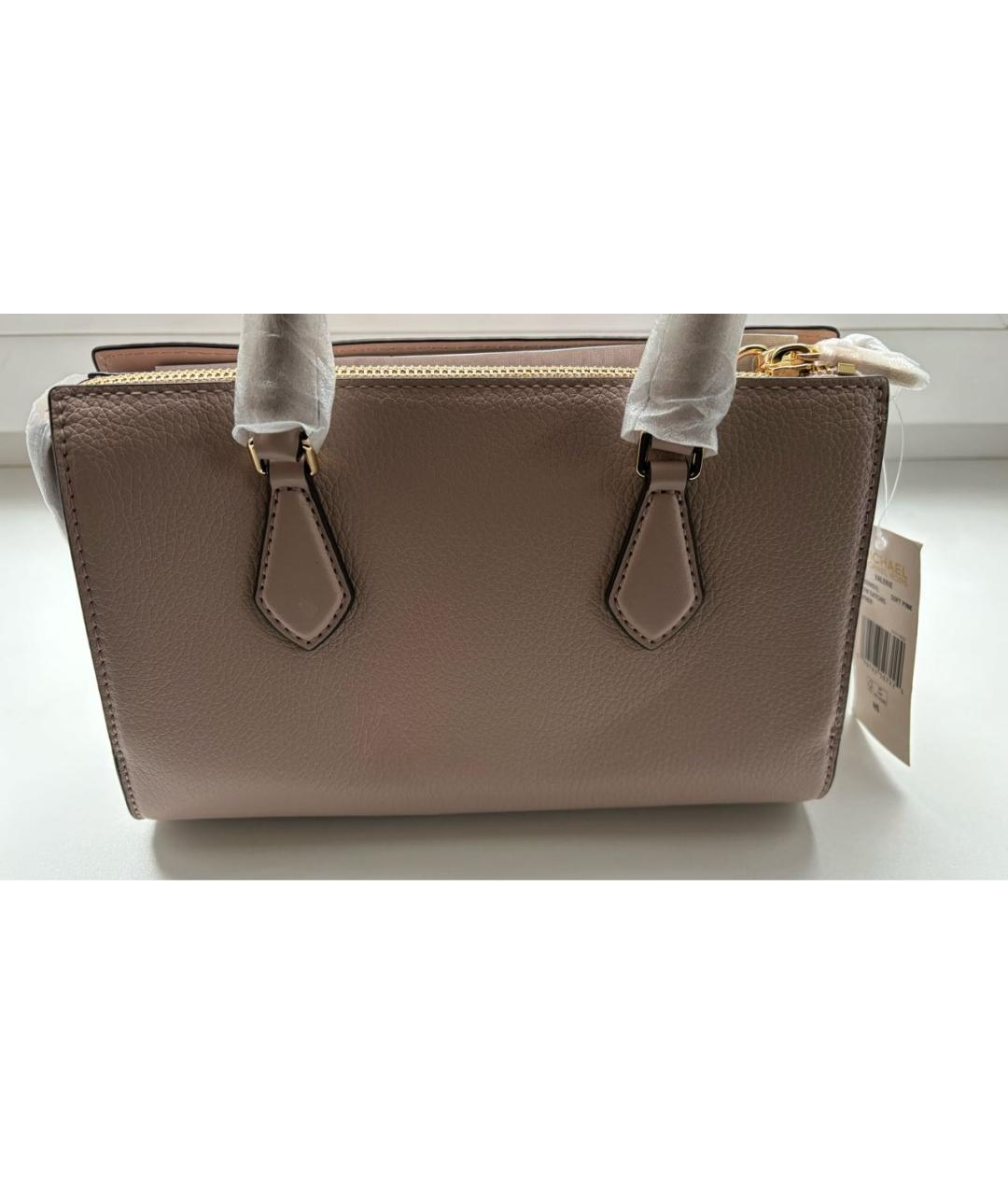 MICHAEL KORS Розовая кожаная сумка тоут, фото 7