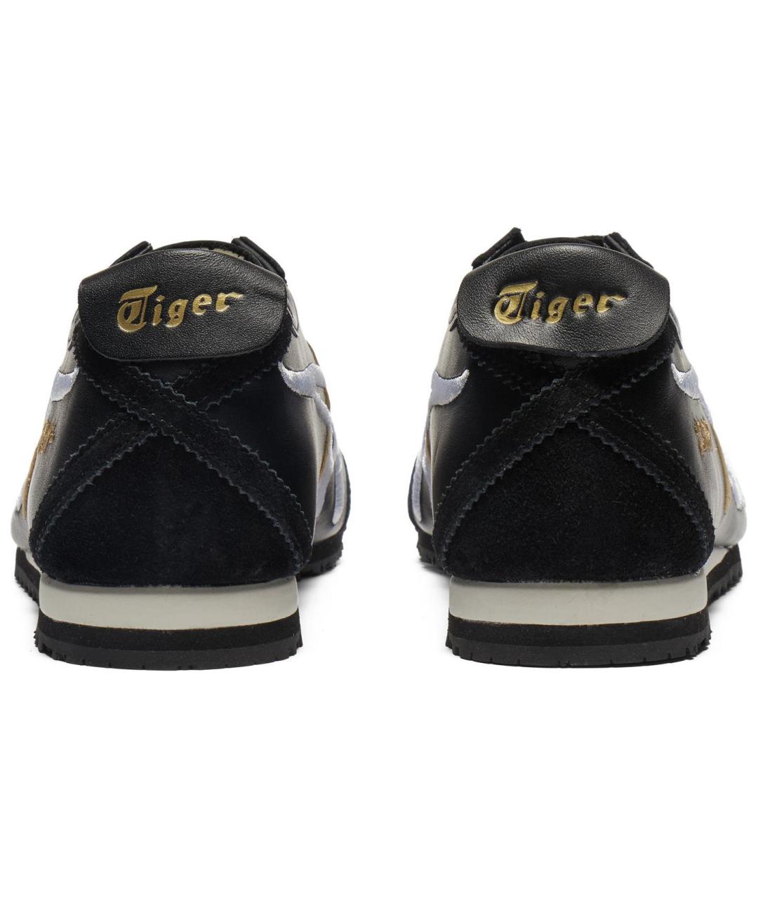 ONITSUKA TIGER Черные кожаные кроссовки, фото 5