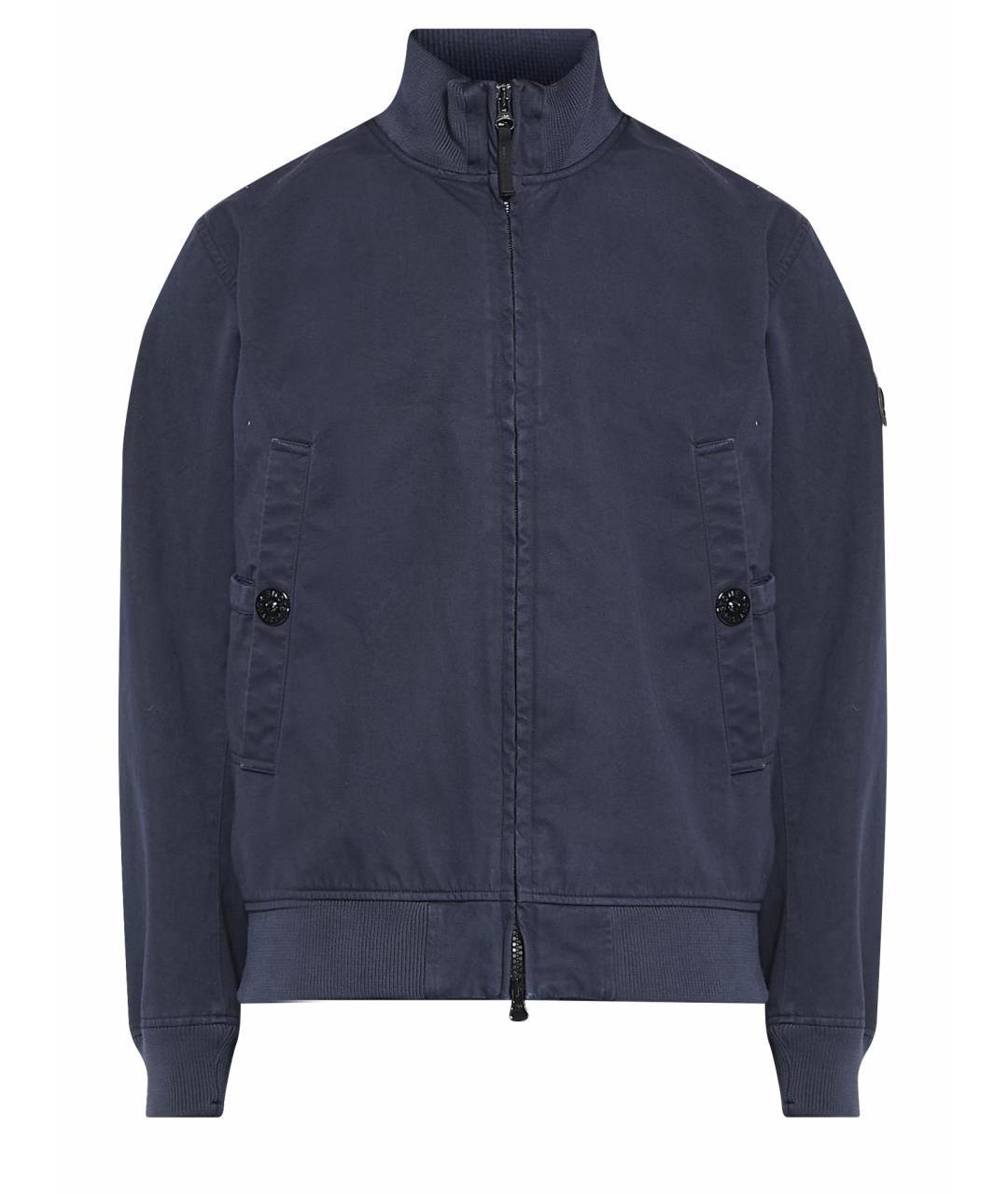 STONE ISLAND Темно-синяя куртка, фото 1