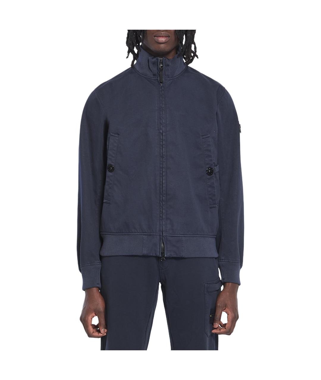 STONE ISLAND Темно-синяя куртка, фото 3