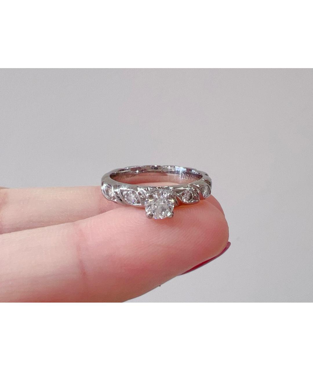 CHAUMET Белое платиновое кольцо, фото 7