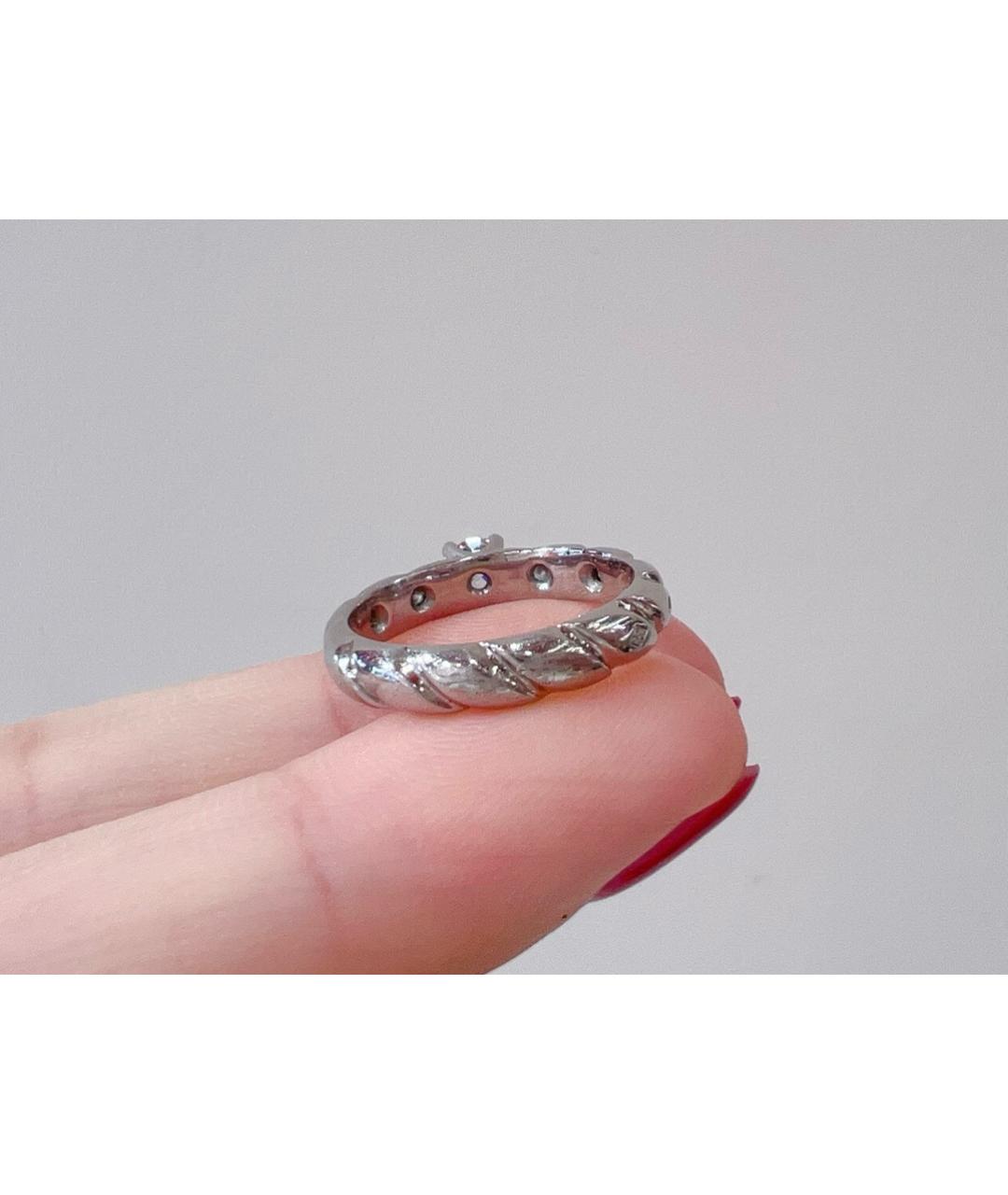 CHAUMET Белое платиновое кольцо, фото 4