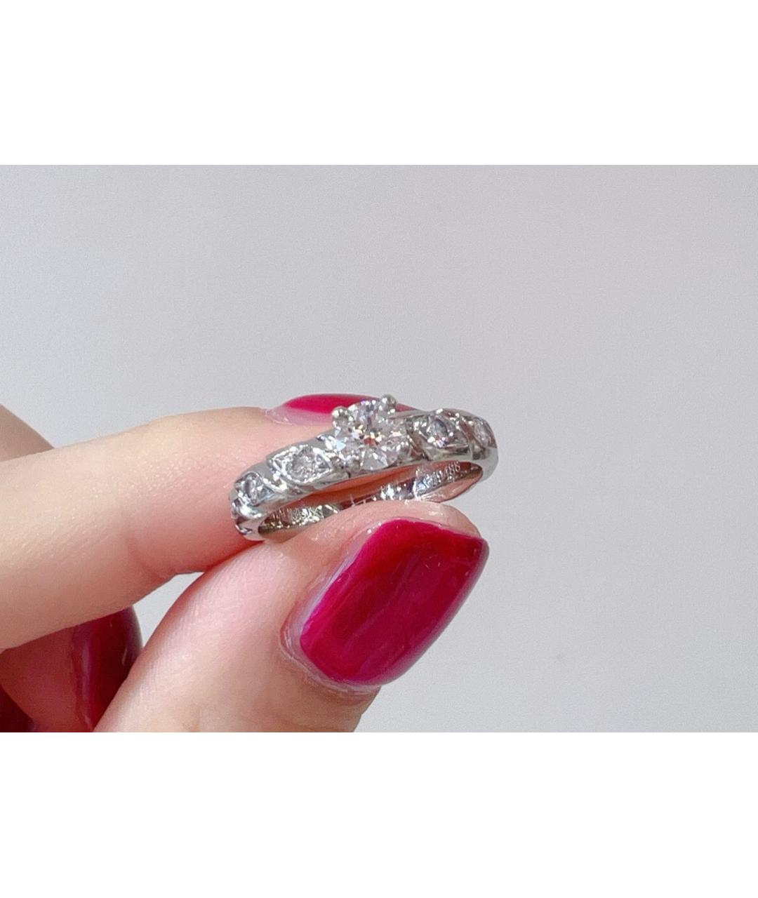 CHAUMET Белое платиновое кольцо, фото 5