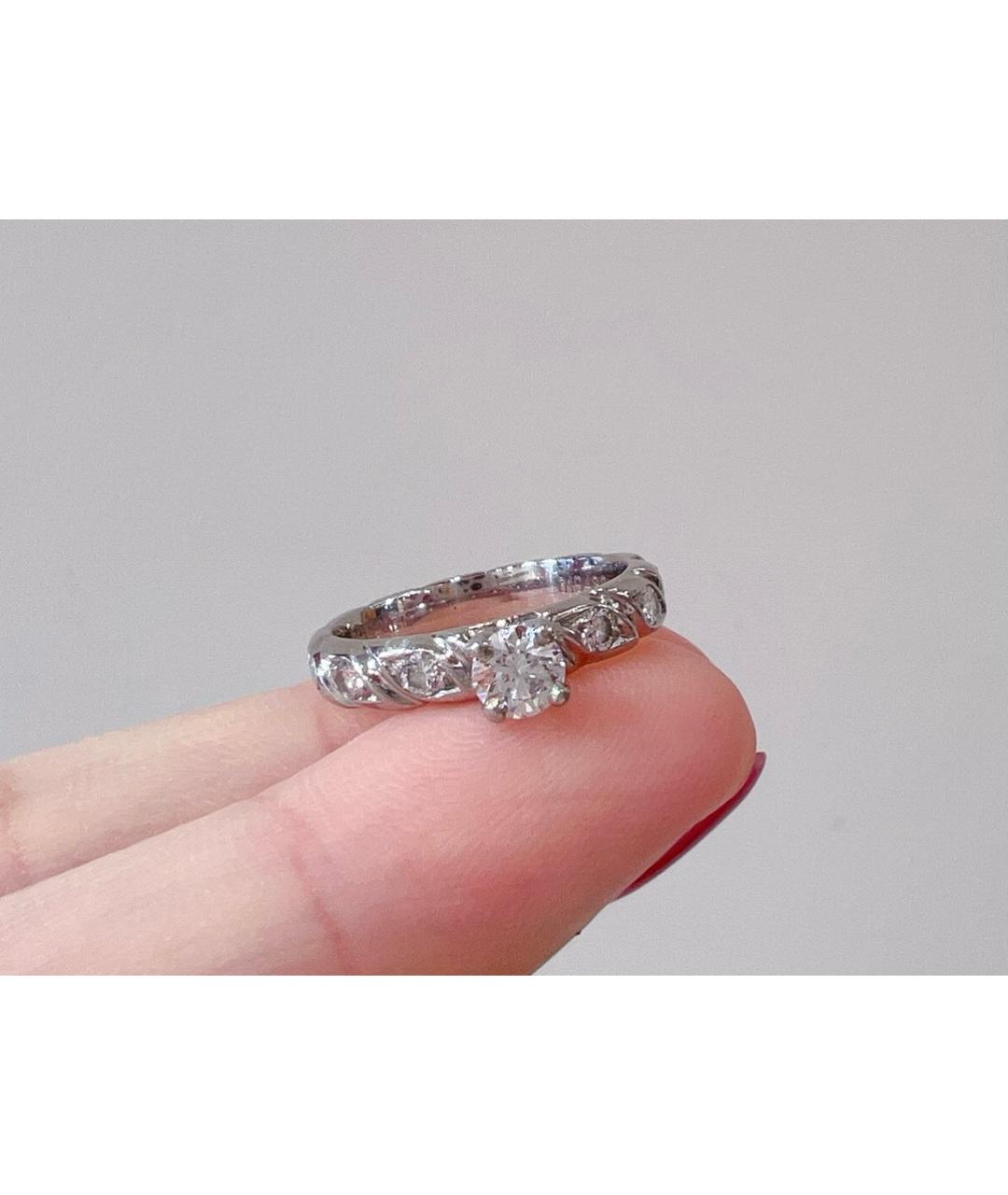 CHAUMET Белое платиновое кольцо, фото 3