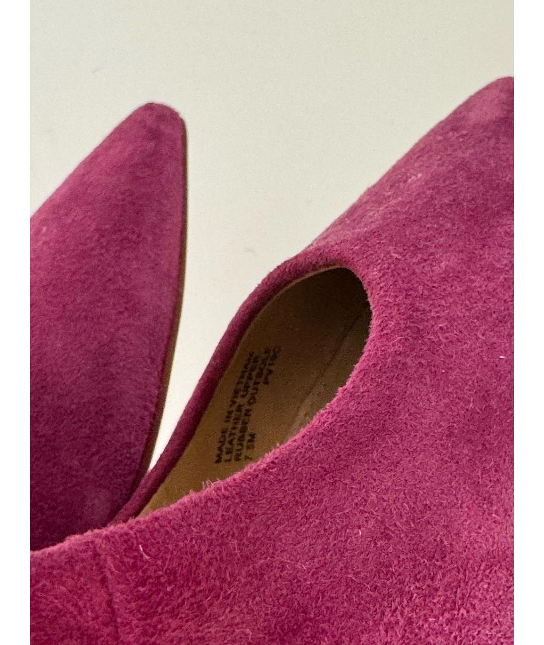 MICHAEL KORS Фуксия замшевые туфли, фото 7