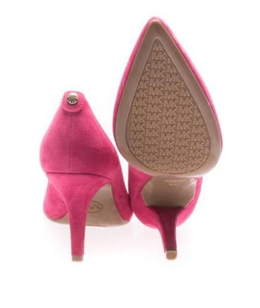 MICHAEL KORS Фуксия замшевые туфли, фото 8
