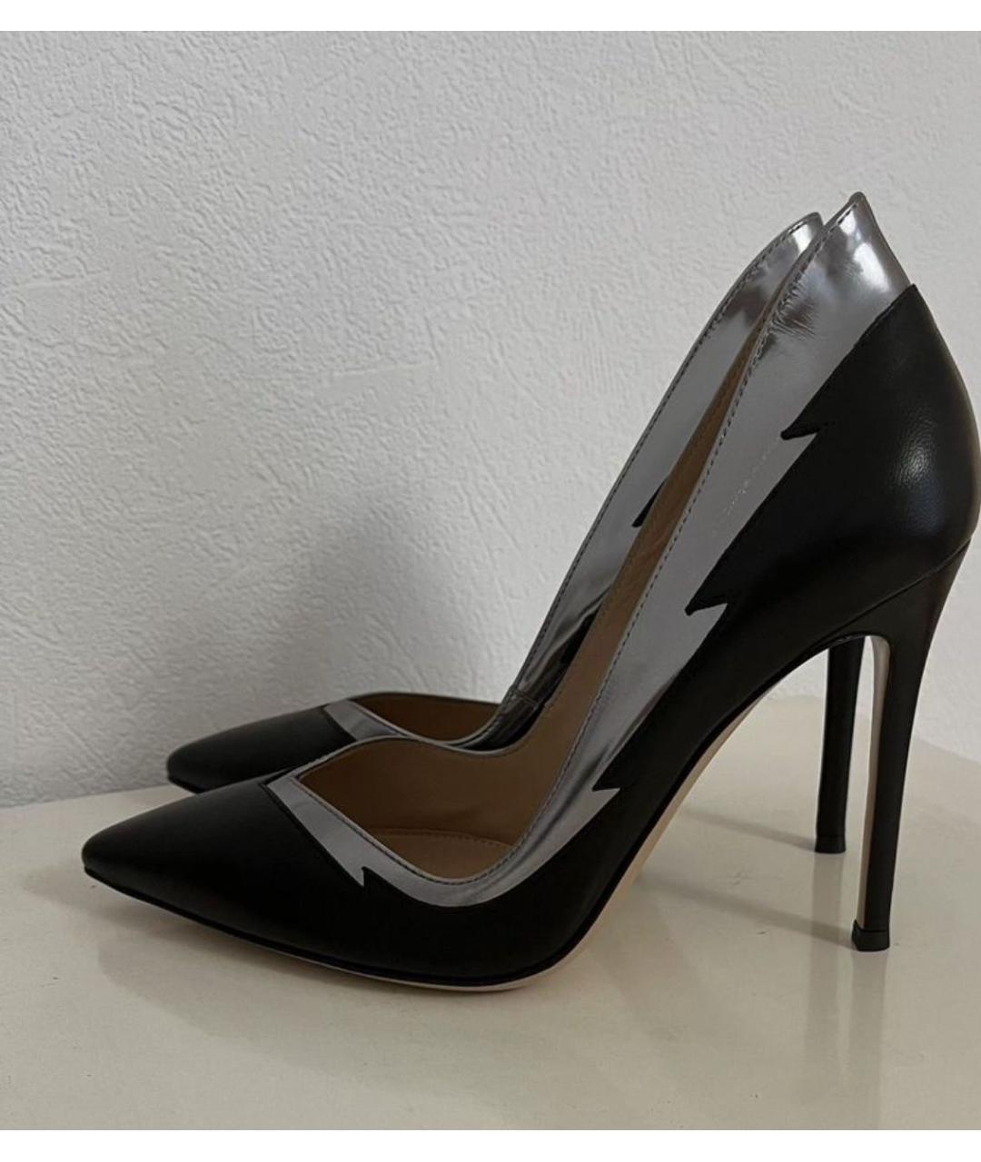 GIANVITO ROSSI Черные кожаные туфли, фото 7