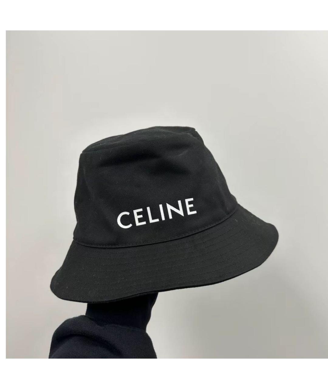CELINE Черная шляпа, фото 2
