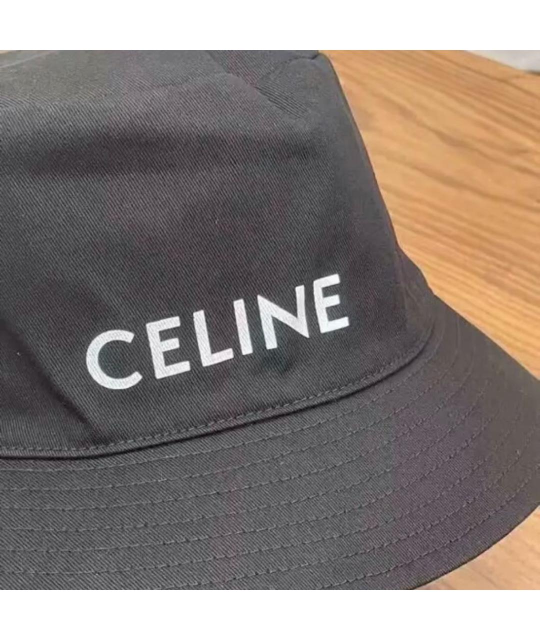 CELINE Черная шляпа, фото 3