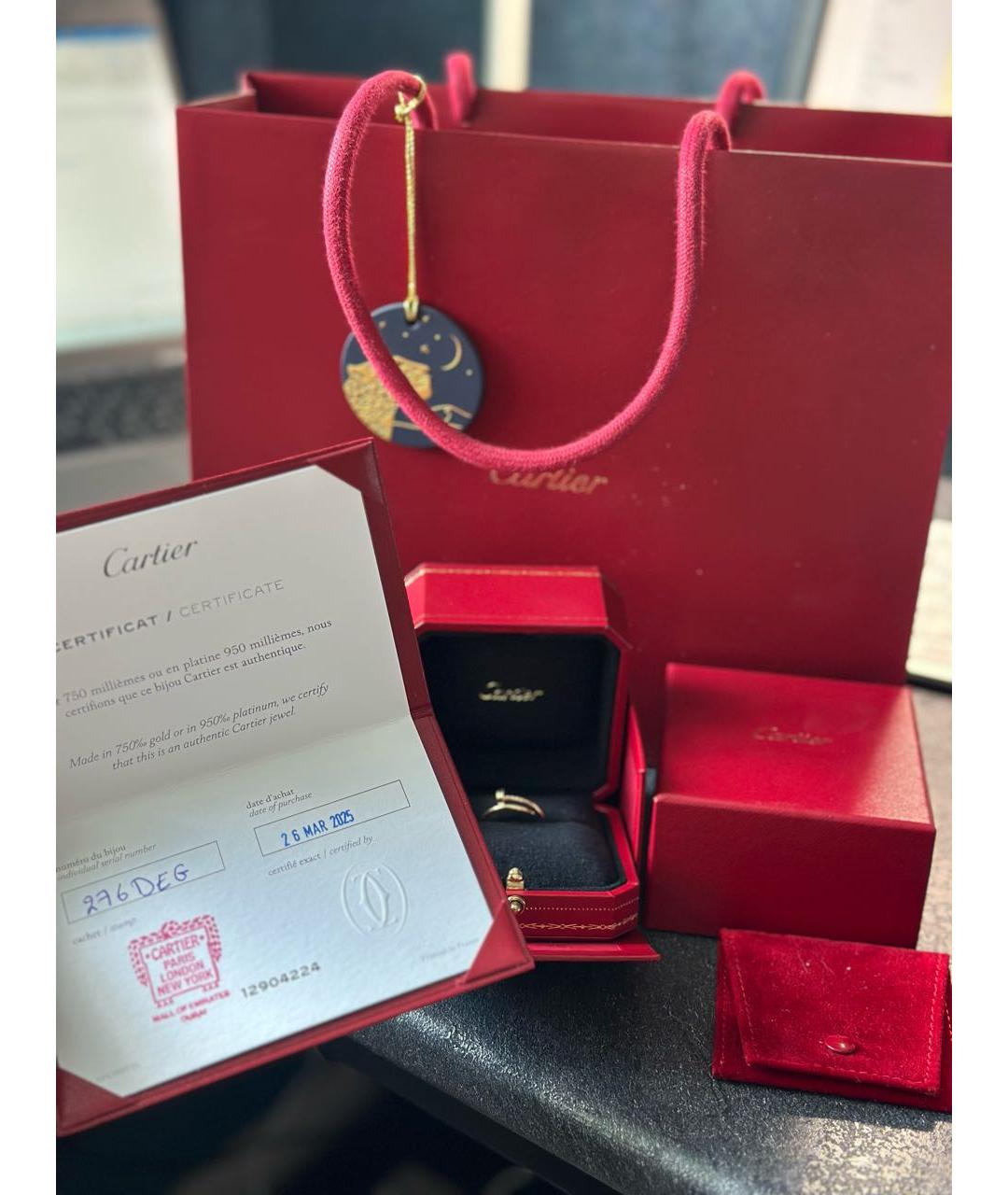 CARTIER Золотое кольцо из желтого золота, фото 6