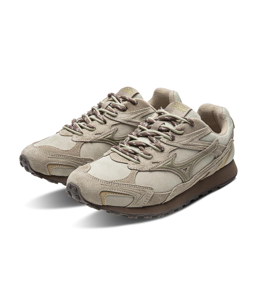 MIZUNO Зеленые замшевые кроссовки, фото 3