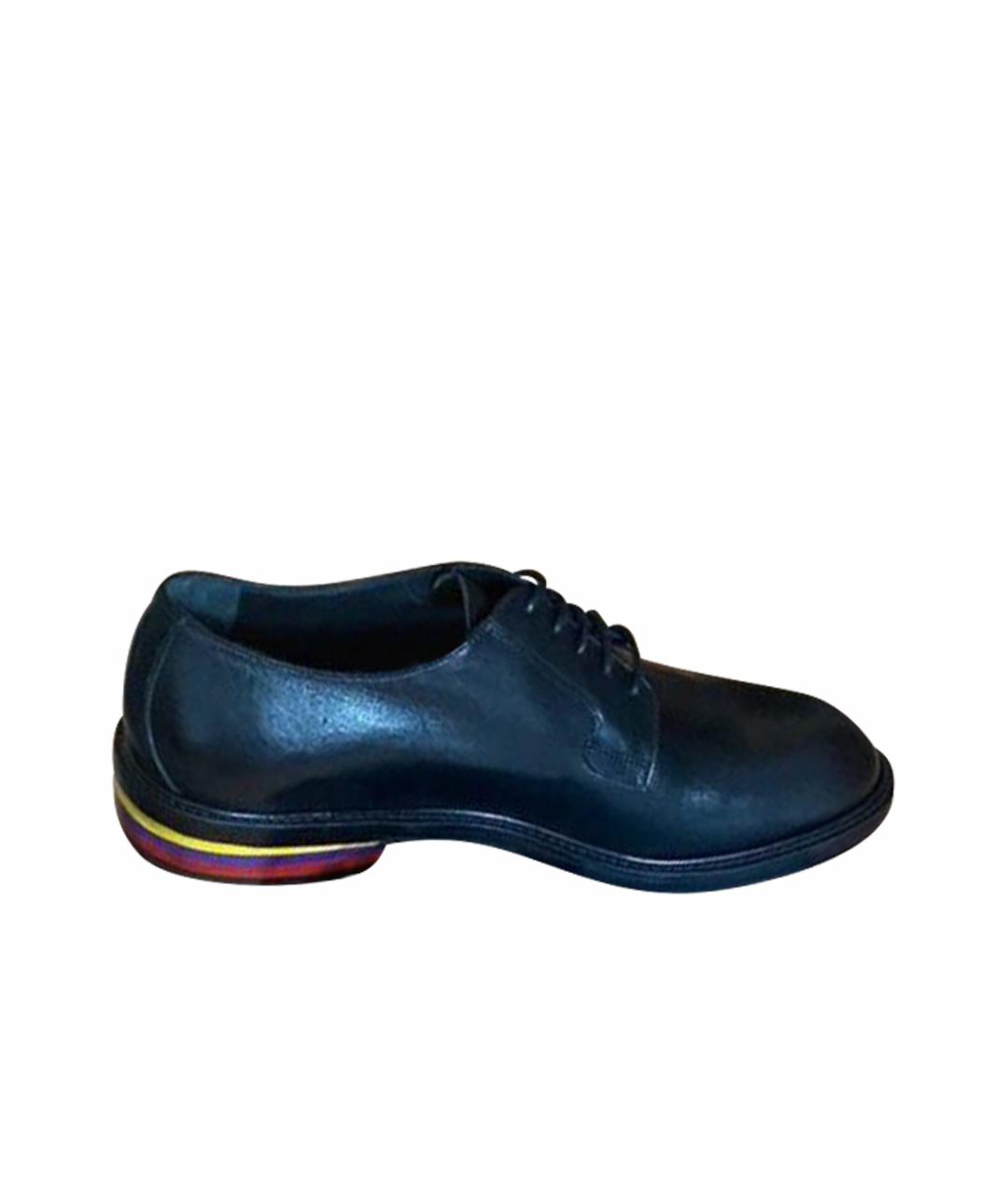 PAUL SMITH Черные кожаные туфли, фото 1