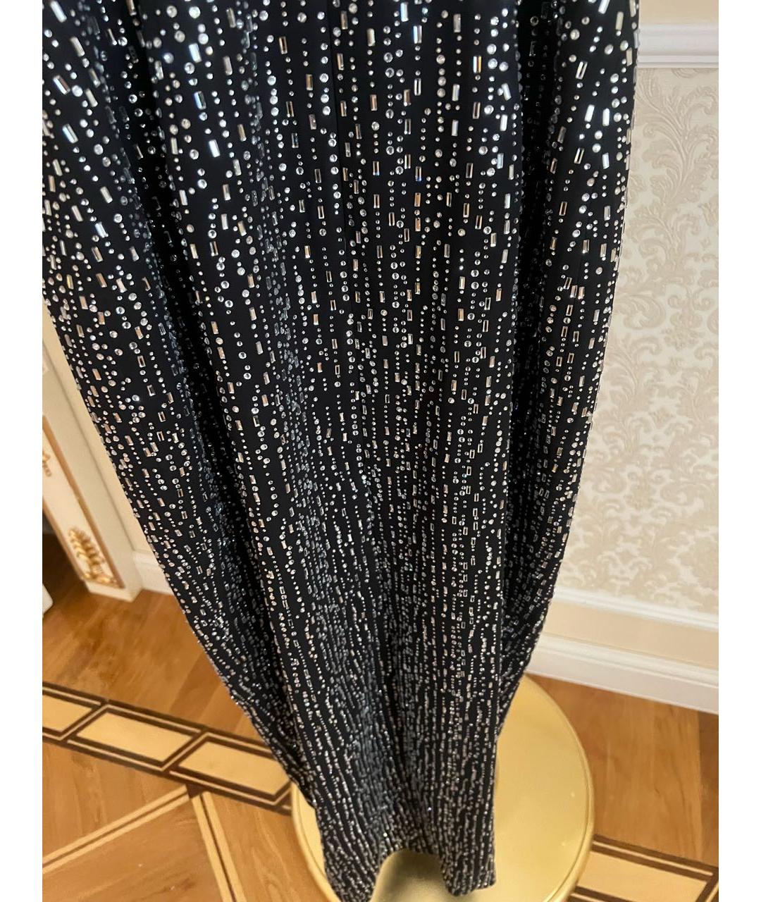 RASARIO Черное шелковое вечернее платье, фото 6