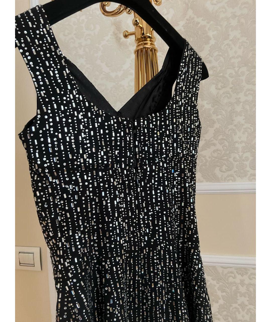 RASARIO Черное шелковое вечернее платье, фото 4