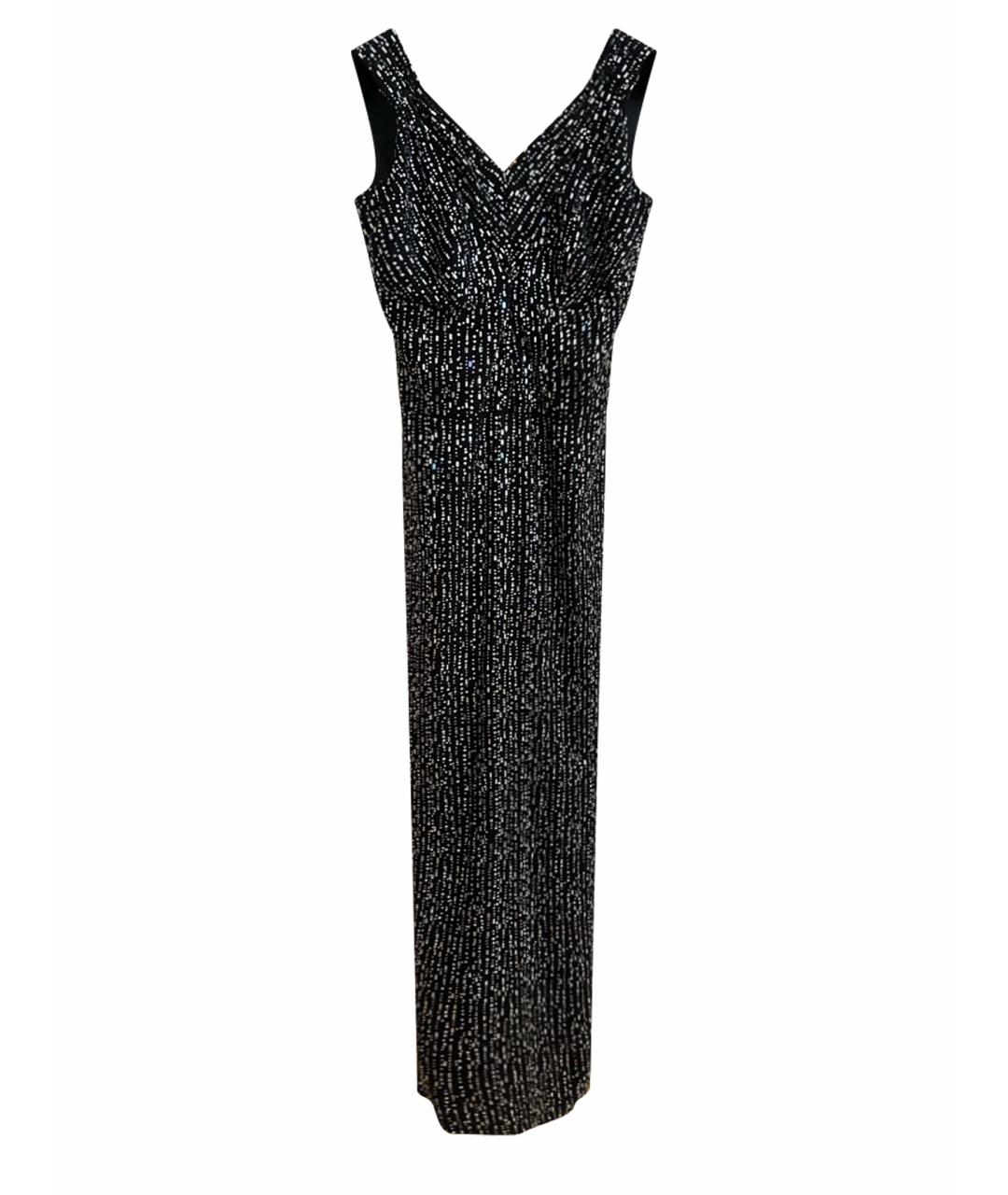 RASARIO Черное шелковое вечернее платье, фото 1