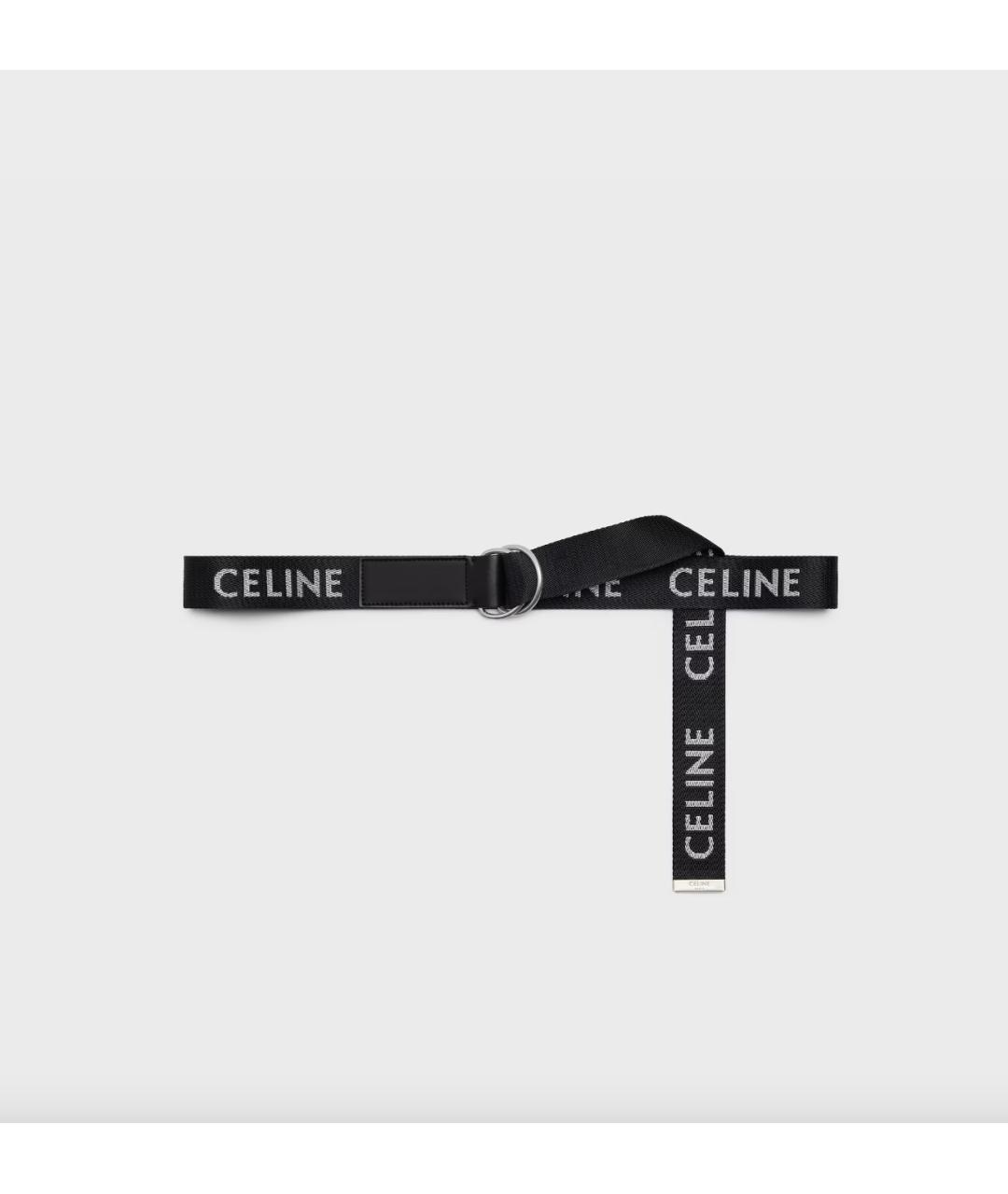 CELINE Черный ремень, фото 2