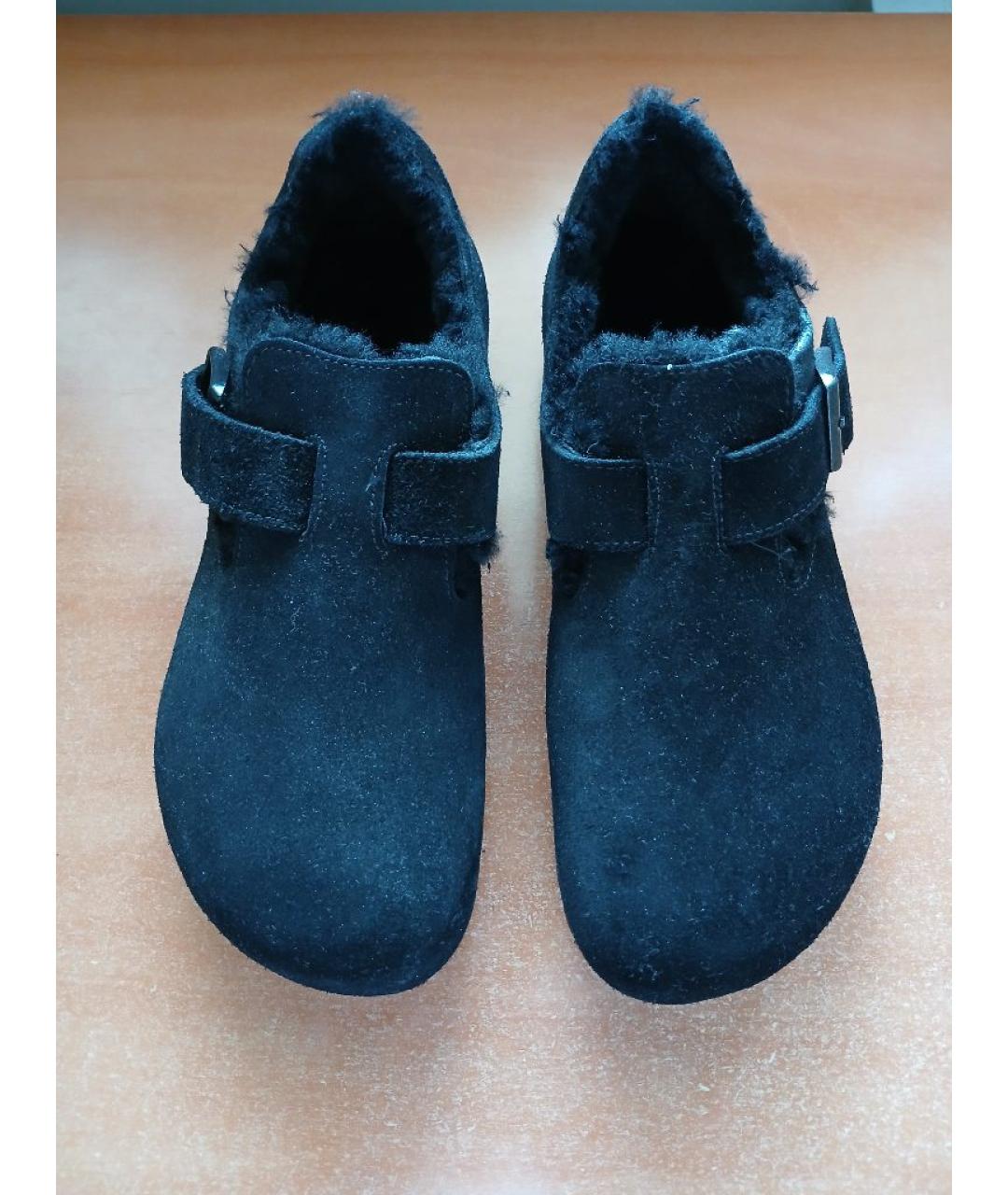 BIRKENSTOCK Черные замшевые ботинки, фото 2