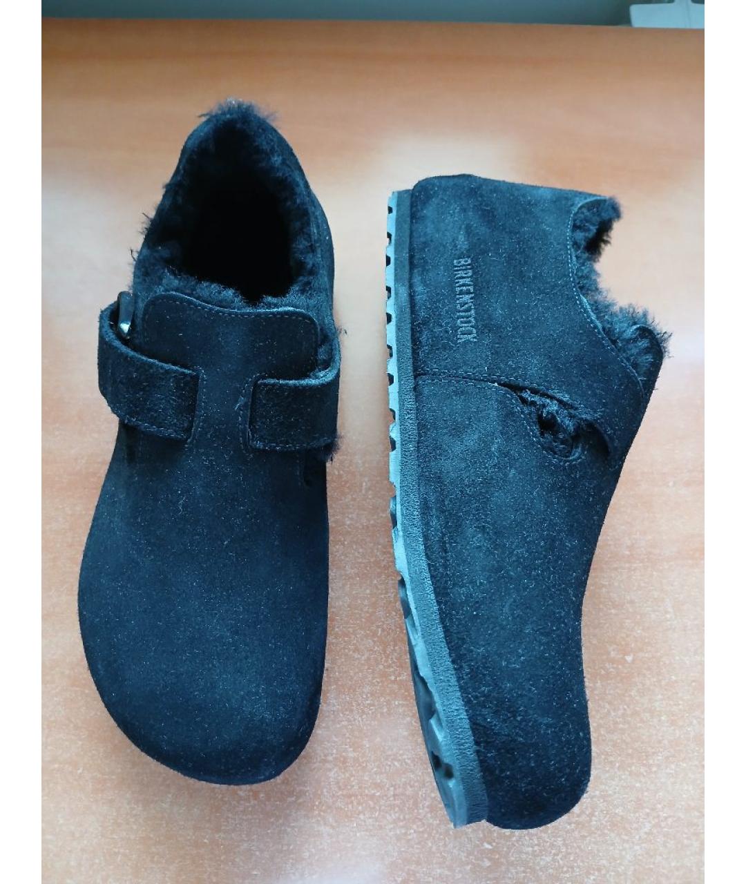 BIRKENSTOCK Черные замшевые ботинки, фото 3